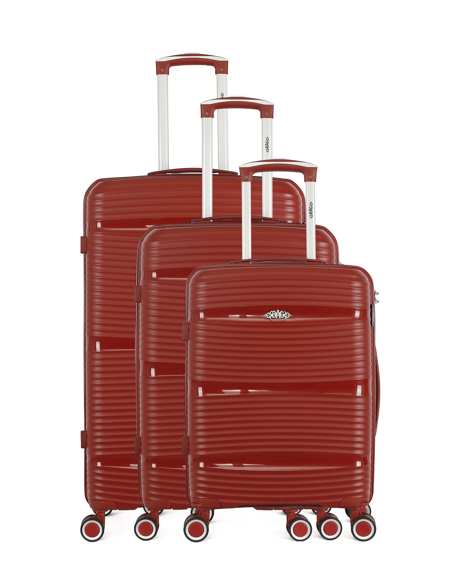 Set de 3 valises 55cm-67cm-76cm Abs Jaune fonce - BA10473 Set de 3 valises 55cm-67cm-76cm Abs Jaune fonce - BA10473